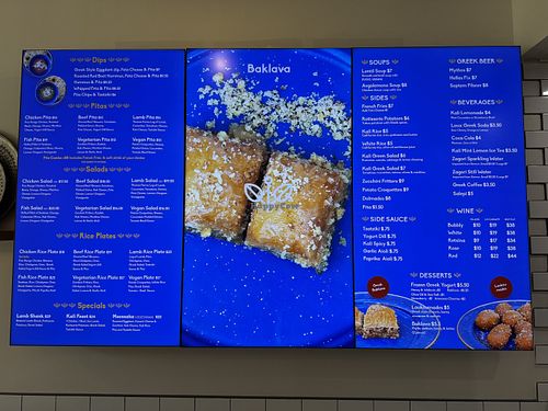   at Kali Greek Kitchen in Palo Alto