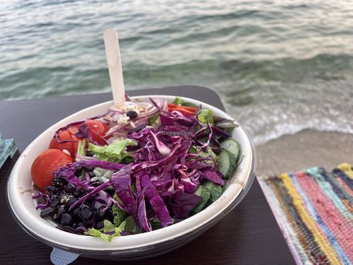 Salad with a view 🌞  at NutriGreens Salad Bar - Food Stall in Sarande
