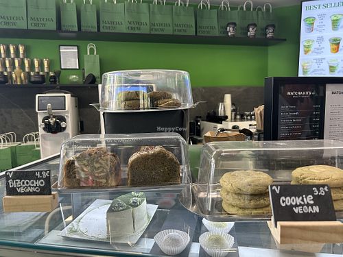 Vegan cake  at Matcha Crew in Barcelona