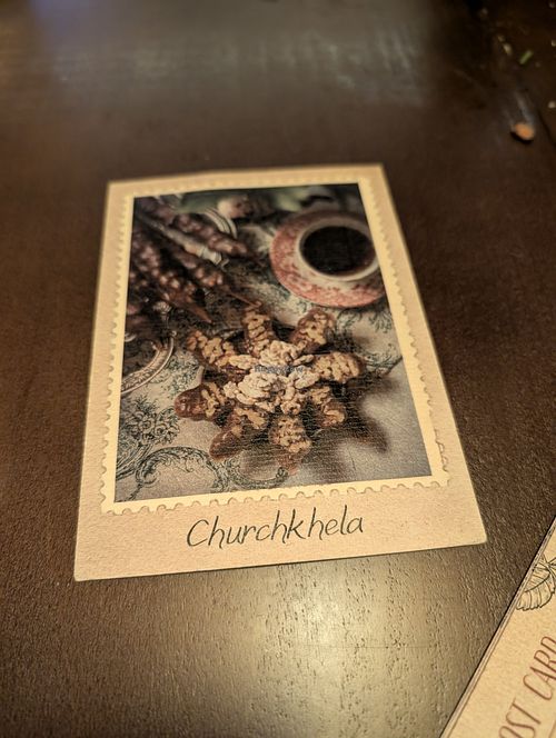 vegan dessert at Kinza in Madrid