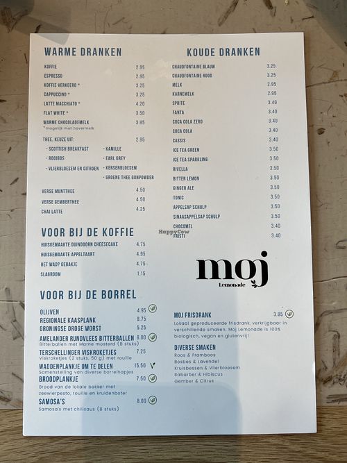 Hafermilch ist möglich   at Restaurant Mare in Groningen