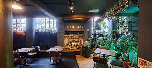 Interior at Hinterland Alcohol-Free Bar and Cafe in Manchester