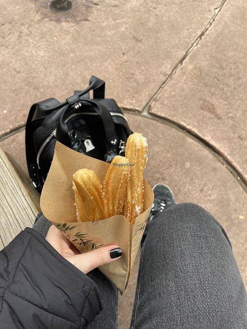 Order plain (just sugar)  at Disneyland - Overland Trail Cafe in Chessy