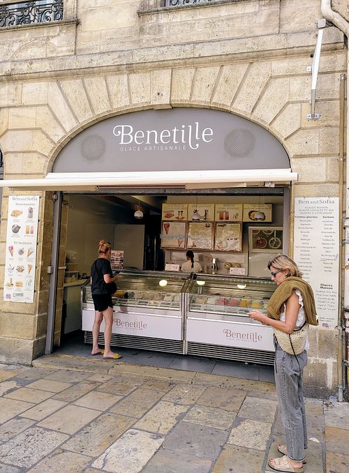 Counter at Benetille  in Bordeaux