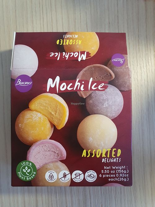 Mochi ice selection at Asiana Supermarket in Nice