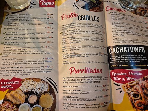 at La Arepera in Madrid