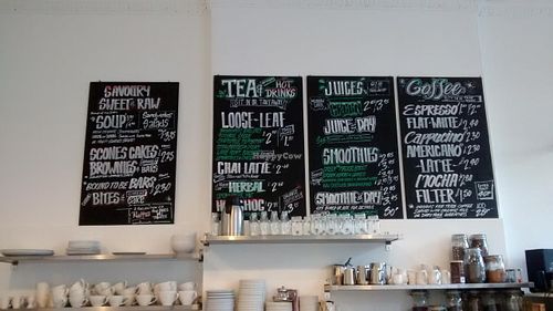 Menus. at Meadowlark No. 39 in Edinburgh