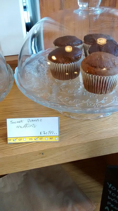 Sweet potato muffins. at Meadowlark No. 39 in Edinburgh