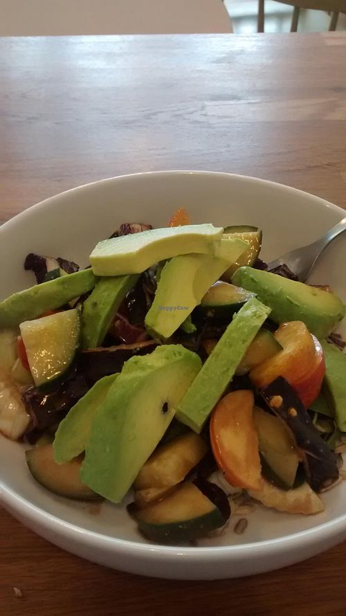 Great salad topped with avocado at Meadowlark No. 39 in Edinburgh