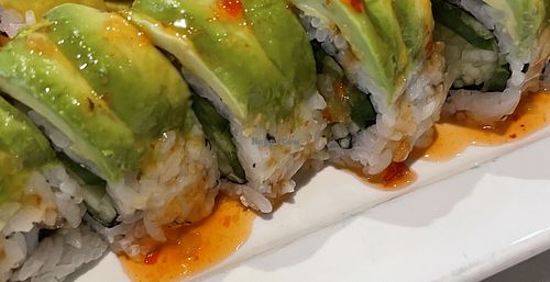 Super vegetable roll  at Sushi Iwa in Morrisville