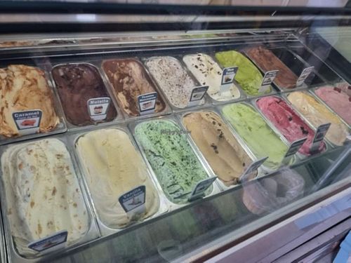 Icecream with only 2-3 vegan options at World​66​ Cafe​' in Pattaya