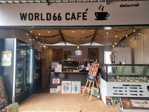 Front at World​66​ Cafe​' in Pattaya