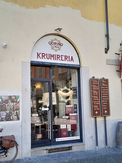  at Krumireria Antica Drogheria Corino 1764 in Casale Monferrato