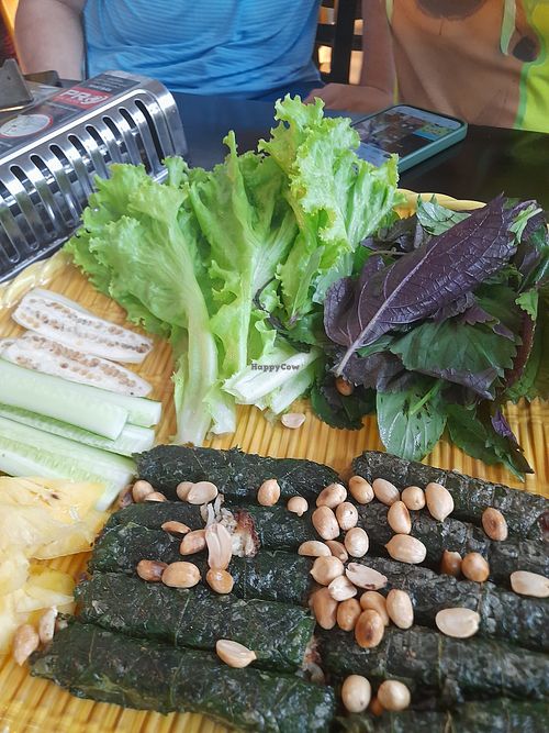 More greens at Thanh Hiếu Vegan House in Ho Chi Minh City