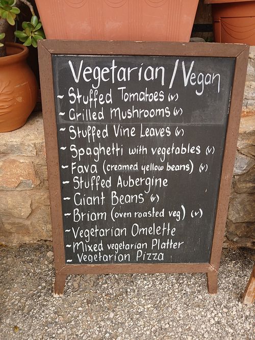 Inviting info! at Dimitri's Taverna in Crete