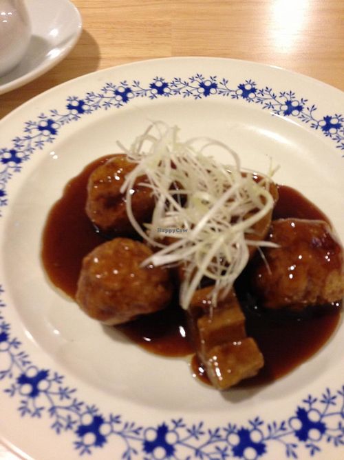 Soy meat sweet and sour pork at Lo Fuo in Osaka