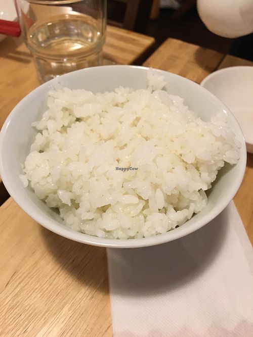 Plain rice at Lo Fuo in Osaka
