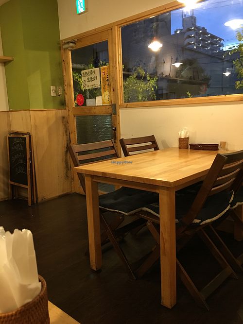 Inside the restaurant  at Lo Fuo in Osaka