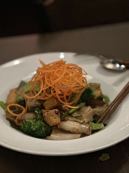 Pad see Iew   at Mango Thai in Rochester