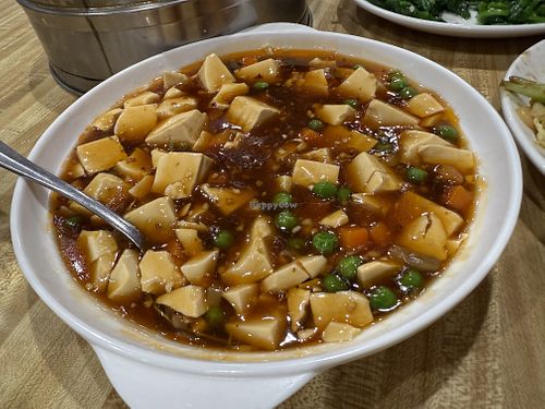 Veg mapo tofu  at Shanghai Dumpling King in San Francisco