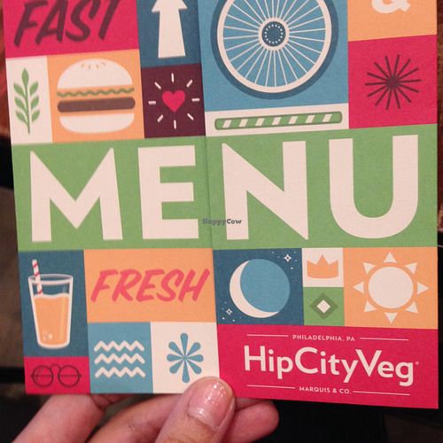 menu at HipCityVeg - University City in Philadelphia