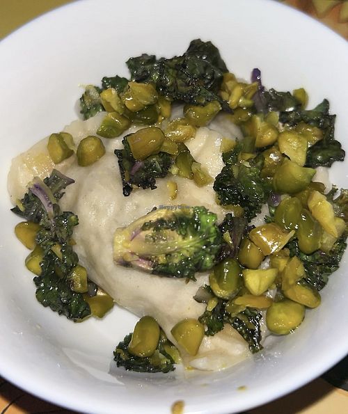 Bärlauch Ravioli (zum Mitnehmen, selbst angerichtet)  at Freund's Lokal in Eferding
