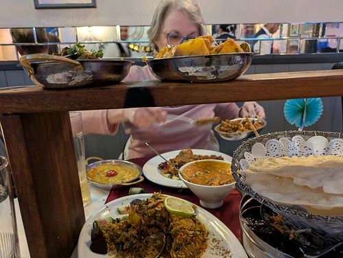 So much food. at Lowestoft Tandoori in Lowestoft