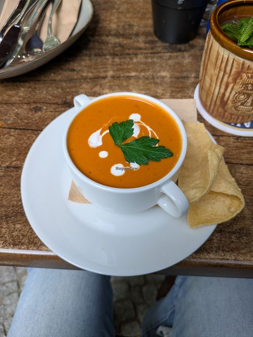 Vegan tomato soup: 4/5 at Ceylon Bay in Berlin