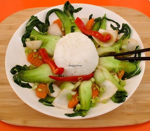 Bok Choy Delight at Tin Corner in Frederick