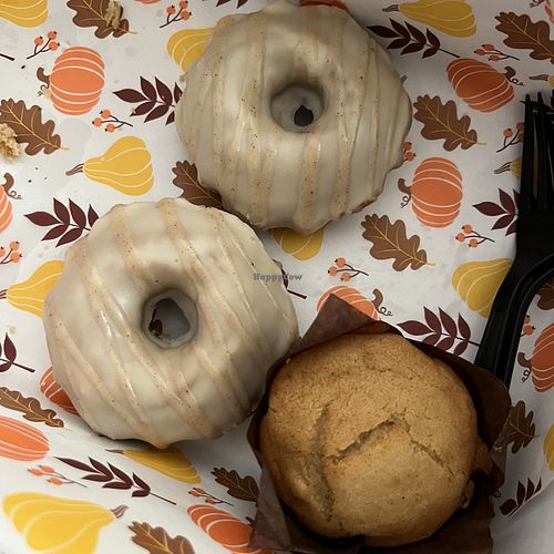 vegan chai donuts and banana muffin  at The Bakehouse Off The Wheaten Path in Albuquerque
