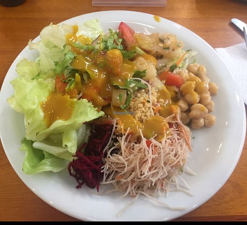 Salad at Casa Jaya & Café Veredas in Sao Paulo