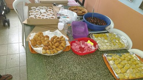 Snacks ordered for a party at Radhe Shyam Refeitorio in Rio De Janeiro