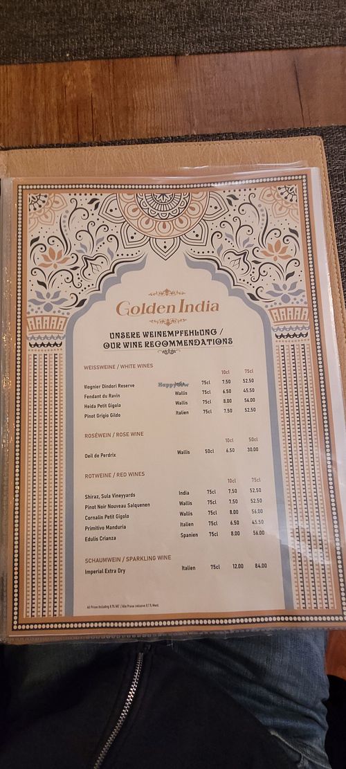  at Golden India in Zurich