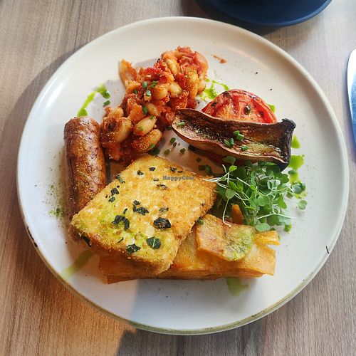 Harvest Vegan Fry at The View Restaurant in Shrewsbury