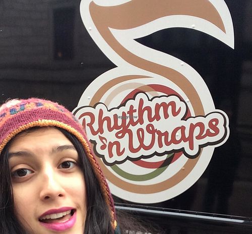 cool logo at Rhythm 'n Wraps in Boston