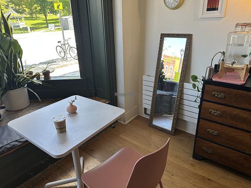 Window seating  at Little Seed in Middlebury