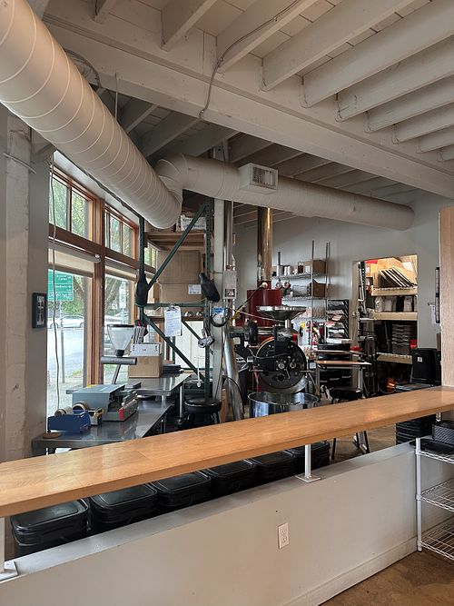 Roastery  at Upper Left Roasters in Portland