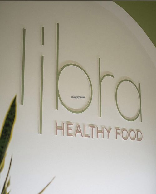 Nice minimalist decor  at Libra Healthy Food in Pescara
