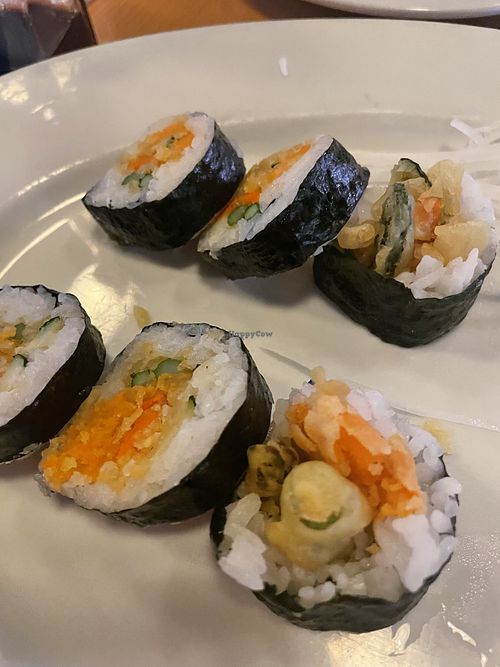 Vegetable tempura rolls  at Victor's Sushi 2  in Pagosa Springs