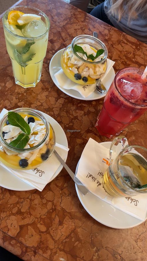 Porridge mir Mango  at Bäckeri Schmidt in Roth