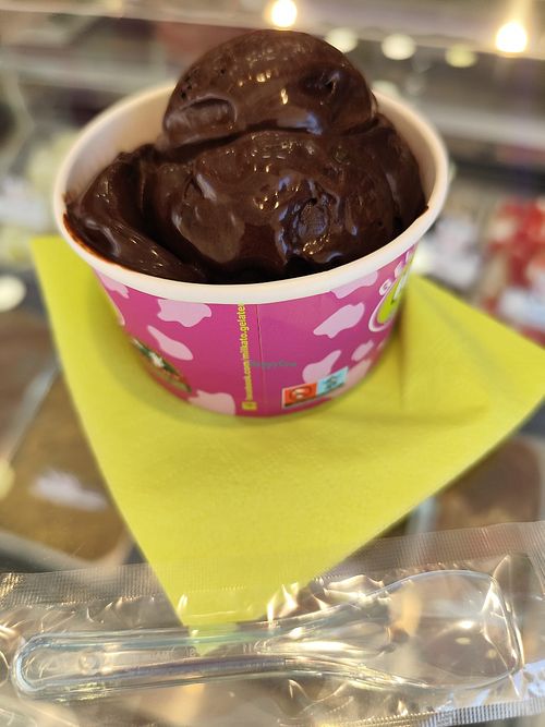 Chocolate at Milkato Gelateria in Naxos