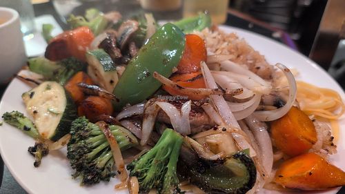 Veggie teppanyaki at Kobé Japanese Steakhouse - Kirkman in Orlando