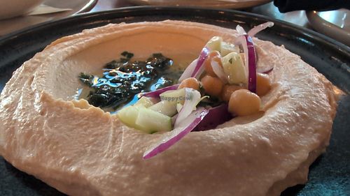 Hummus (carrots and celery for dipping not shown) at The Monroe in Orlando
