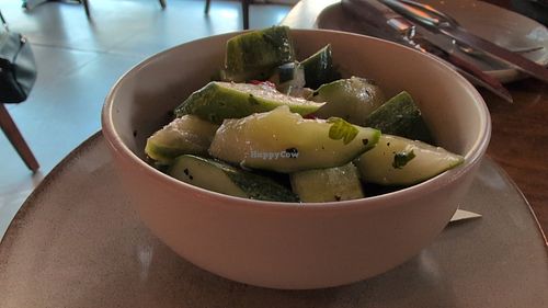 Cucumber salad at The Monroe in Orlando