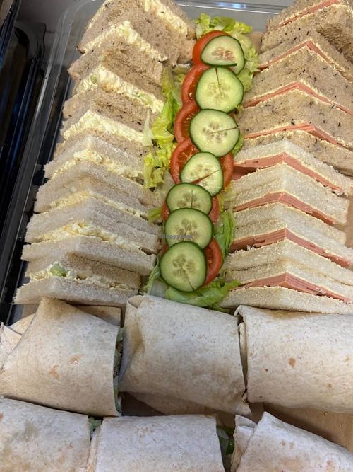 Ham & Cheese sandwiches at All Aboard in Clitheroe