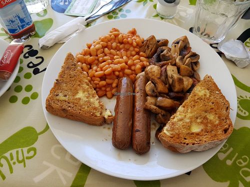 Mega vegan breakfast at Pulse Cafe in New Mills