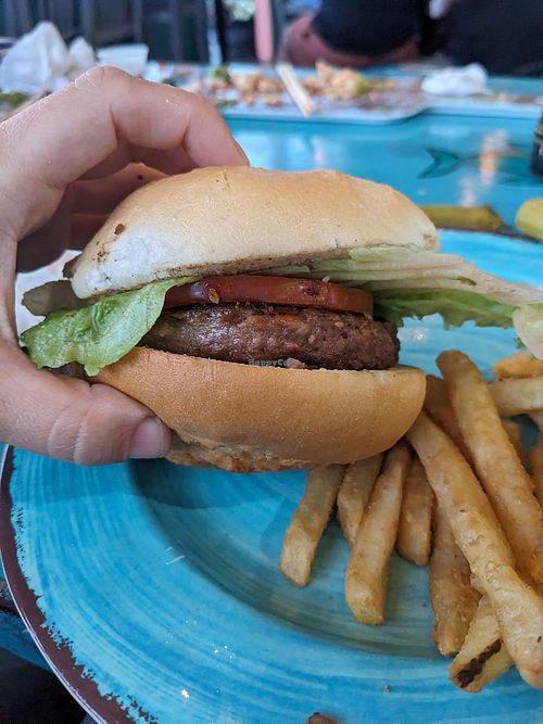 They gave me two top buns! at Buoys On the Boulevard  in North Myrtle Beach