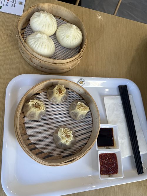 Veggie Bao and Sticky Rice and Mushroom ShaoMai  at Jack's Bao in Monterey