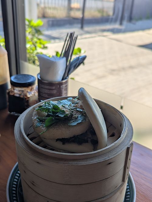 Seafood bao at May Brew Coffee and Tea Co in Bloemfontein