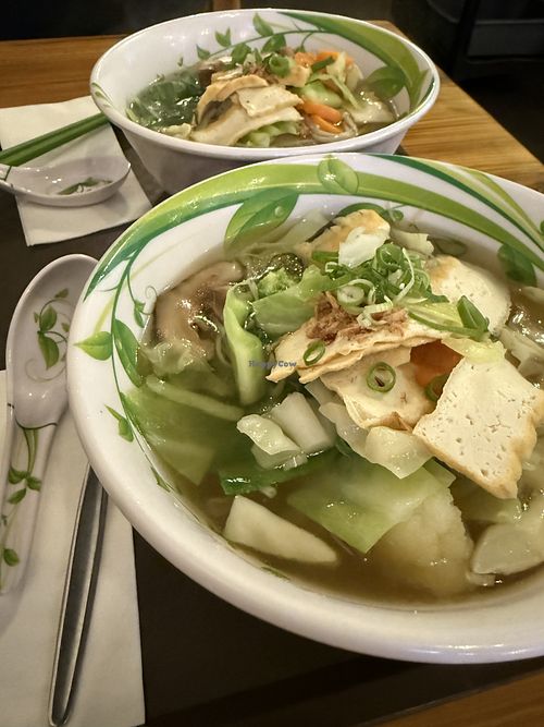 Vegan soup  at Bay's Vietnamese Cuisine in Adelaide
